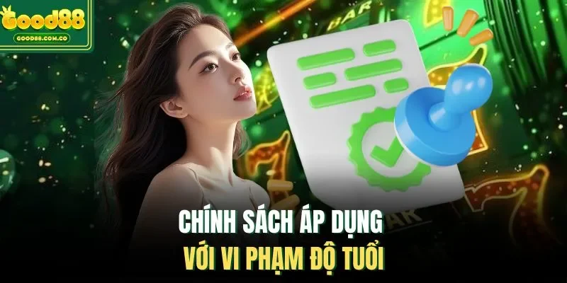 Chính sách áp dụng với vi phạm độ tuổi
